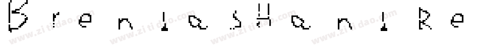BrendasHand Regular字体转换